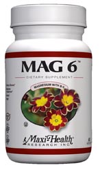 Maxi Health Kosher Mag 6 (Magnesium & B6) 120 Maxicaps